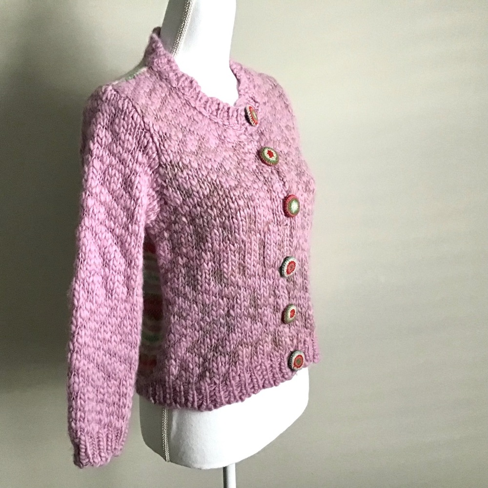 Rare Vintage Wool Cardigan Sweater ASO Maddie in The Suite Life of Zack and Cody - Picture 7 of 14